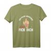 Lustiges Ich hasse Menschen - Frauen T-Shirt mit Mittelfinger Spruch, ideales Geschenk für Frauen zum Geburtstag oder Weihnachten