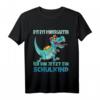 Kinder Bye Kindergarten Abschied 2023 Schulanfang Dino T-Shirt – Lustiges Tiermotiv für Jungen & Mädchen, perfektes Schulstart-Outfit und Geschenkidee