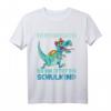 Kinder Bye Kindergarten Abschied 2023 Schulanfang Dino T-Shirt – Lustiges Tiermotiv für Jungen & Mädchen, perfektes Schulstart-Outfit und Geschenkidee
