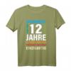 Lustiges 12. Geburtstag T-Shirt für Jungen und Mädchen - Perfektes Geschenk zum 12. Geburtstag mit Spruch
