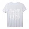 Ich hasse Menschen, Tiere und Pflanzen Steine sind okay - Lustiges, sarkastisches Spruch-T-Shirt für Männer & Frauen als Geschenkidee für Weihnachten & Geburtstag