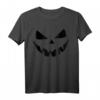 HapDuck Schwarz T-Shirt – Gruseliges Halloween Kürbis Outfit in Schwarz und Orange für Partys