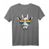 LGBTQ Gay Pride Regenbogen Flagge Giraffe T-Shirt – Lustiges Supporter Shirt für Pride Events & Christopher Street Day
