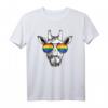 LGBTQ Gay Pride Regenbogen Flagge Giraffe T-Shirt – Lustiges Supporter Shirt für Pride Events & Christopher Street Day
