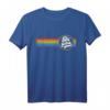 LGBTQ Be You Gay Pride Rainbow Flag T-Shirt Retro Vintage - Unterstützung für Vielfalt, Gleichheit und Liebe
