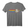LGBTQ Be You Gay Pride Rainbow Flag T-Shirt Retro Vintage - Unterstützung für Vielfalt, Gleichheit und Liebe