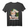 Kinder T-Shirt 'happy wintertime' mit Fuchs, Schnee & Tannenbaum – Bunte Winterkindermode für Mädchen und Jungen