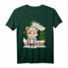 Kinder T-Shirt 'happy wintertime' mit Fuchs, Schnee & Tannenbaum – Bunte Winterkindermode für Mädchen und Jungen