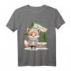 Kinder T-Shirt 'happy wintertime' mit Fuchs, Schnee & Tannenbaum – Bunte Winterkindermode für Mädchen und Jungen