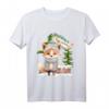 Kinder T-Shirt 'happy wintertime' mit Fuchs, Schnee & Tannenbaum – Bunte Winterkindermode für Mädchen und Jungen