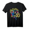 Kinder Ninja T-Shirt 10. Geburtstag - Lustiges Ninja Geschenk für Jungen und Mädchen, Cooles Kostüm & Hip-Hop Spruch