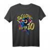 Kinder Ninja T-Shirt 10. Geburtstag - Lustiges Ninja Geschenk für Jungen und Mädchen, Cooles Kostüm & Hip-Hop Spruch