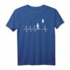 Lenkdrachen Herzschlag Powerkite Lenkmatte Kiten T-Shirt – Perfektes Geschenk für Kitesportler, Männer & Jungen, ideal zu Weihnachten & Geburtstag