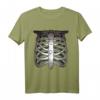 Halloween Skelett Brust T-Shirt – Gruselige Party Geschenkidee für Männer und Frauen, Perfekt für Halloween & Kostüm-Events