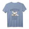 Lustiges HapDuck T-Shirt mit Hund und Katze - Humorvolles Chill-Design für Tierliebhaber und Fans entspannter Momente