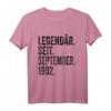 Lustiges 32. Geburtstag T-Shirt für Männer - Legendär seit 1992 Geschenkidee zum 32. Geburtstag, Deko & Geschenk für Bruder, Mann oder Freund