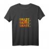 Vintage Skate Kickflip Skateboard Skater Art Orange Geschenk T-Shirt – Perfektes Geschenk für Skateboarder, Kinder & Erwachsene