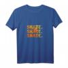 Vintage Skate Kickflip Skateboard Skater Art Orange Geschenk T-Shirt – Perfektes Geschenk für Skateboarder, Kinder & Erwachsene