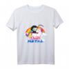 Lustiges HapDuck T-Shirt mit Death Metal Einhorn – Humorvolles Geschenk für Metal-Fans