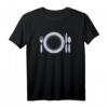 Mahlzeit Serviert Teller Icon T-Shirt – Lustiges Geschenk für Familien, Freunde & Feiern, perfekt für Weihnachten, Erntedank & Dinner-Events