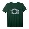 Mahlzeit Serviert Teller Icon T-Shirt – Lustiges Geschenk für Familien, Freunde & Feiern, perfekt für Weihnachten, Erntedank & Dinner-Events