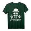 Mann JGA Bräutigam T-Shirt für Junggesellenabschied & Polterabend – Lustiges Party-Outfit mit Spruch, Sonnenbrille & Hut, Geschenkidee für den letzten Abend mit Freunden