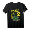 Kinder Ich bin 2 Jahre Geburtstags T-Shirt mit Bagger - Lustiges Geschenk zum Zweiten Geburtstag für Jungs und Mädchen