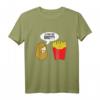 Lustiges Kartoffeltext - Pommes Frites Comic Humor T-Shirt - Originelles Geschenk für Witzliebhaber & Fast Food Fans