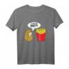Lustiges Kartoffeltext - Pommes Frites Comic Humor T-Shirt - Originelles Geschenk für Witzliebhaber & Fast Food Fans
