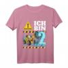 Kinder Bagger T-Shirt zum 2. Geburtstag - Ich Bin 2 Jahre Baustelle, ideales Outfit für Jungen und Kindergeburtstag