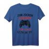 Zum Zocken Geboren Zur Schule Gezwungen Gaming T-Shirt – Lustiges Geschenk für Gamer, Kinder, Eltern & Geburtstagsgeschenk