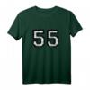 Nummer 55 Vintage Schwarz/Weiß T-Shirt – Perfektes Geschenk zum 55. Geburtstag & Jubiläum