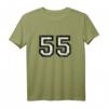 Nummer 55 Vintage Schwarz/Weiß T-Shirt – Perfektes Geschenk zum 55. Geburtstag & Jubiläum