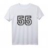 Nummer 55 Vintage Schwarz/Weiß T-Shirt – Perfektes Geschenk zum 55. Geburtstag & Jubiläum