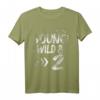 Geschenk für 2. Geburtstag Junge und Mädchen - Lustiges 'Young Wild and Two' T-Shirt für Kinder, perfekte Geschenkidee für unvergessliche Kindergeburtstagspartys