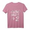 Geschenk für 2. Geburtstag Junge und Mädchen - Lustiges 'Young Wild and Two' T-Shirt für Kinder, perfekte Geschenkidee für unvergessliche Kindergeburtstagspartys