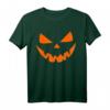 HapDuck Schwarz T-Shirt mit Halloween Kürbis Motiv – Gruselige Verkleidung für Halloween & Party