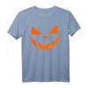 HapDuck Schwarz T-Shirt mit Halloween Kürbis Motiv – Gruselige Verkleidung für Halloween & Party