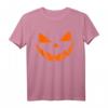 HapDuck Schwarz T-Shirt mit Halloween Kürbis Motiv – Gruselige Verkleidung für Halloween & Party
