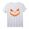 HapDuck Schwarz T-Shirt mit Halloween Kürbis Motiv – Gruselige Verkleidung für Halloween & Party