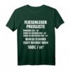 Lustiges Fliesenlegermeister T-Shirt mit Preisliste Sprüchen – Perfekt für Handwerker, Bodenleger & Plattenleger auf der Baustelle