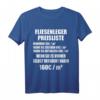 Lustiges Fliesenlegermeister T-Shirt mit Preisliste Sprüchen – Perfekt für Handwerker, Bodenleger & Plattenleger auf der Baustelle