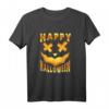 Happy Halloween Kürbis Grusel Gesicht T-Shirt – Perfekt für Halloween, Gruselpartys & Trick or Treat
