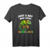 Lustiges Chamäleon Sprüche T-Shirt für Jungen - Just A Boy Who Loves Chameleons, perfekt für Zoo, Schule & Tierliebhaber