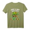 Lustiges Chamäleon Sprüche T-Shirt für Jungen - Just A Boy Who Loves Chameleons, perfekt für Zoo, Schule & Tierliebhaber