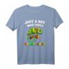 Lustiges Chamäleon Sprüche T-Shirt für Jungen - Just A Boy Who Loves Chameleons, perfekt für Zoo, Schule & Tierliebhaber