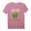 Lustiges Chamäleon Sprüche T-Shirt für Jungen - Just A Boy Who Loves Chameleons, perfekt für Zoo, Schule & Tierliebhaber
