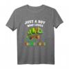 Lustiges Chamäleon Sprüche T-Shirt für Jungen - Just A Boy Who Loves Chameleons, perfekt für Zoo, Schule & Tierliebhaber