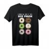 Lustiges Gym T-Shirt mit Donut Six Pack Meme - Trendiges Geschenk für Damen, Freunde & Familie