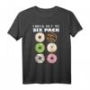 Lustiges Gym T-Shirt mit Donut Six Pack Meme - Trendiges Geschenk für Damen, Freunde & Familie